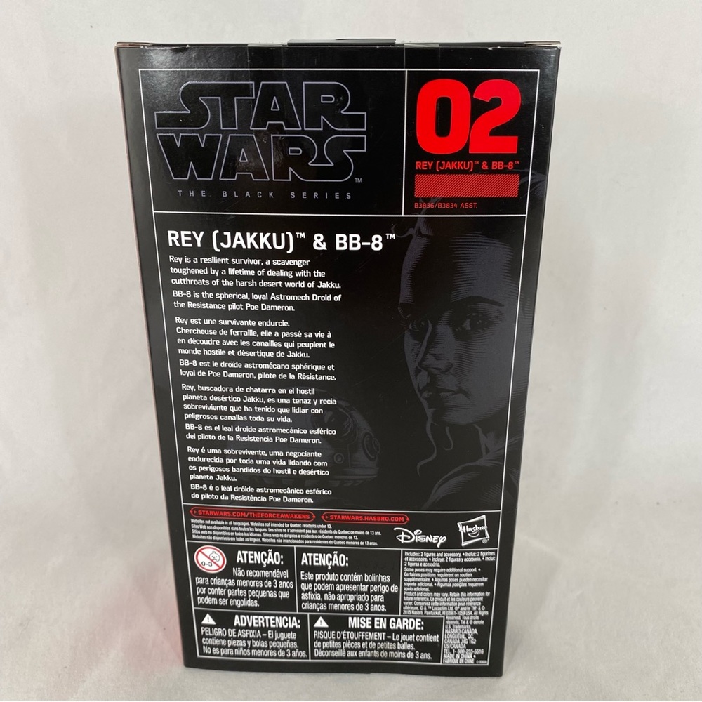Hasbro Star Wars E7 Black Series 6" Figure #02 REY (JAKKU) - Picture 6 of 6